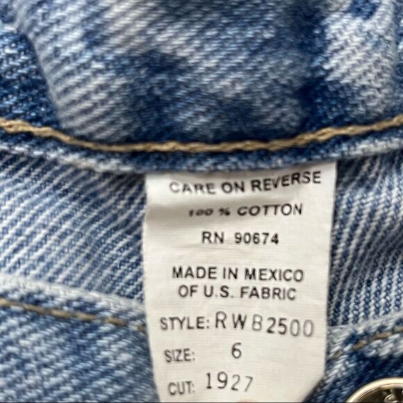 Vintage Y2K Boston Proper High Waist Straight Split Leg Crop Jeans  6 - Picture 8 of 8